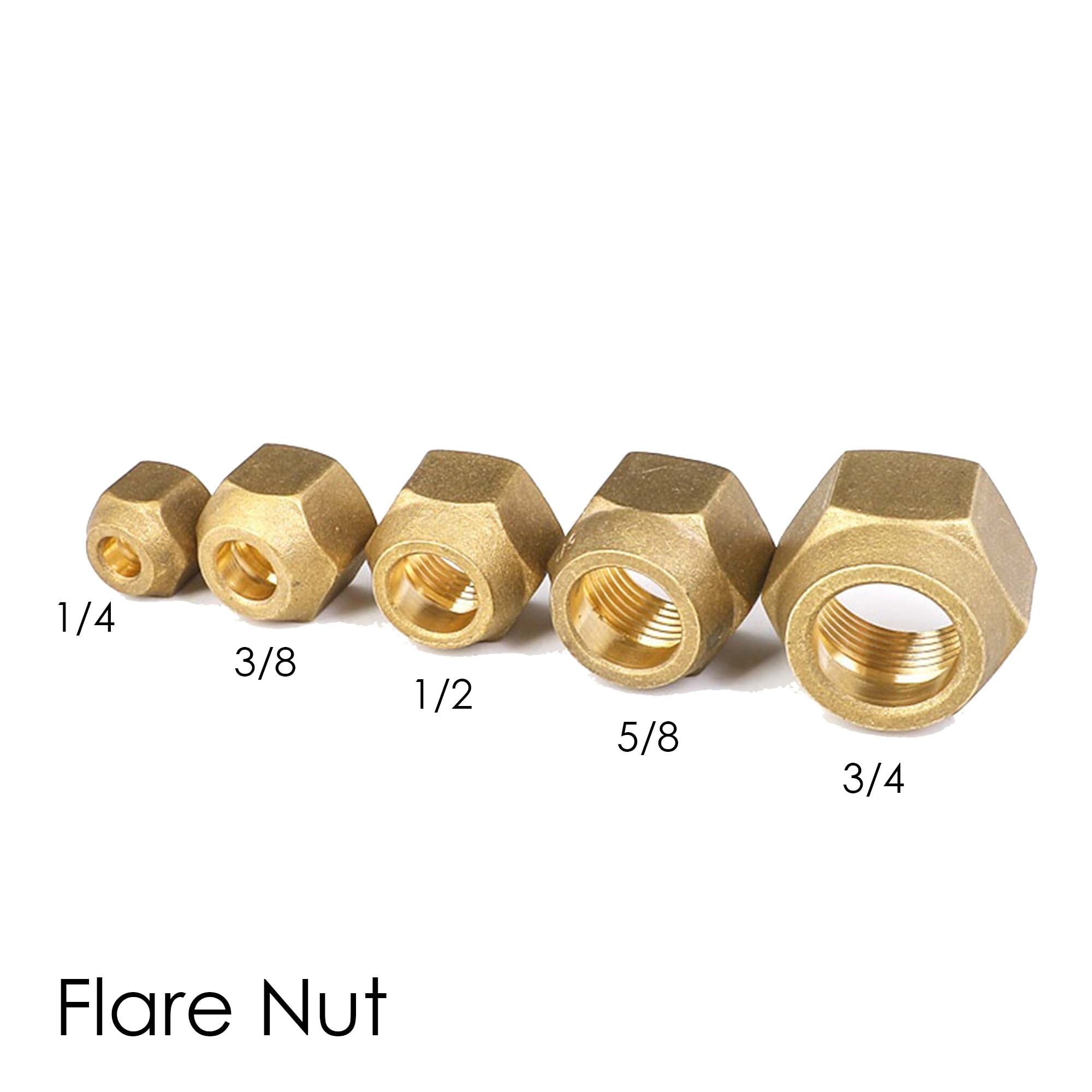 BRASS FLARE NUT in Pakistan - 1/4inch