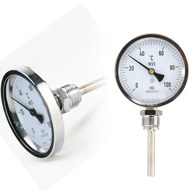 Temperature Gauge with Thermo-well (SS) in Pakistan - 0-200 Deg