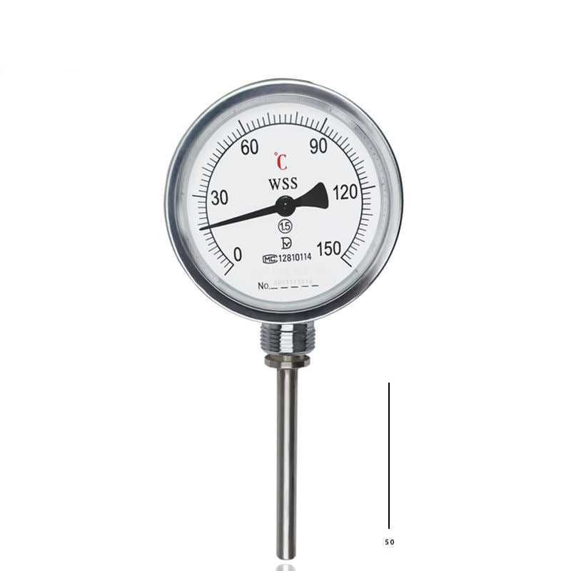 Temperature Gauge with Thermo-well (SS) in Pakistan - 0-600 Deg thumbnail 3