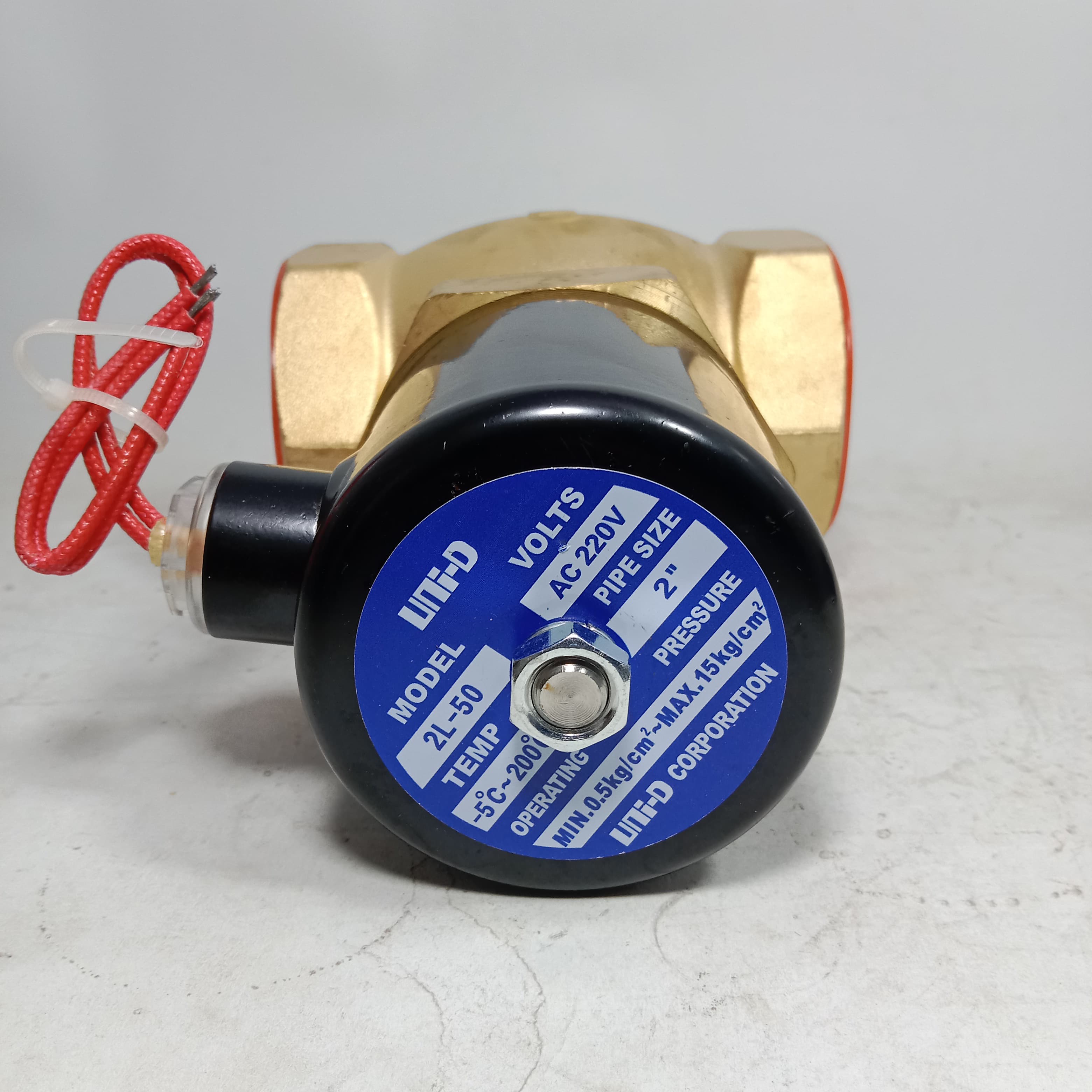 UNi-D (2L)UW-50 Solenoid Valve for steam use  in Pakistan - 3/4 inch thumbnail 3