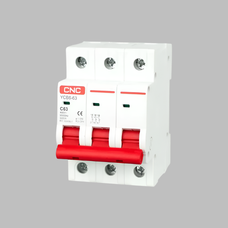CNC YCB7-63N 3-Pole AC Miniature Circuit Breaker in Pakistan - 20A