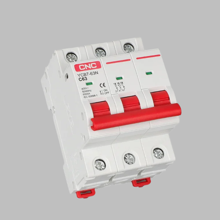 CNC YCB7-63N 3-Pole AC Miniature Circuit Breaker in Pakistan - 20A thumbnail 2