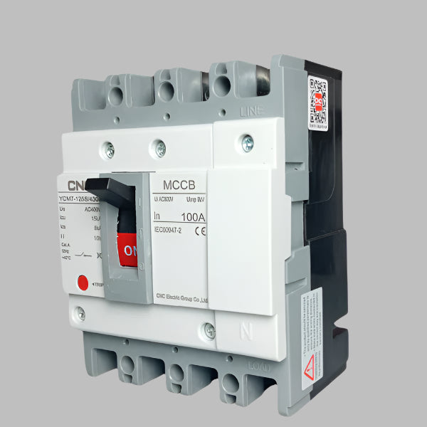 CNC YCM7-125 4-Pole AC MCCB Molded Case Circuit Breakers in Pakistan - 200A thumbnail 2