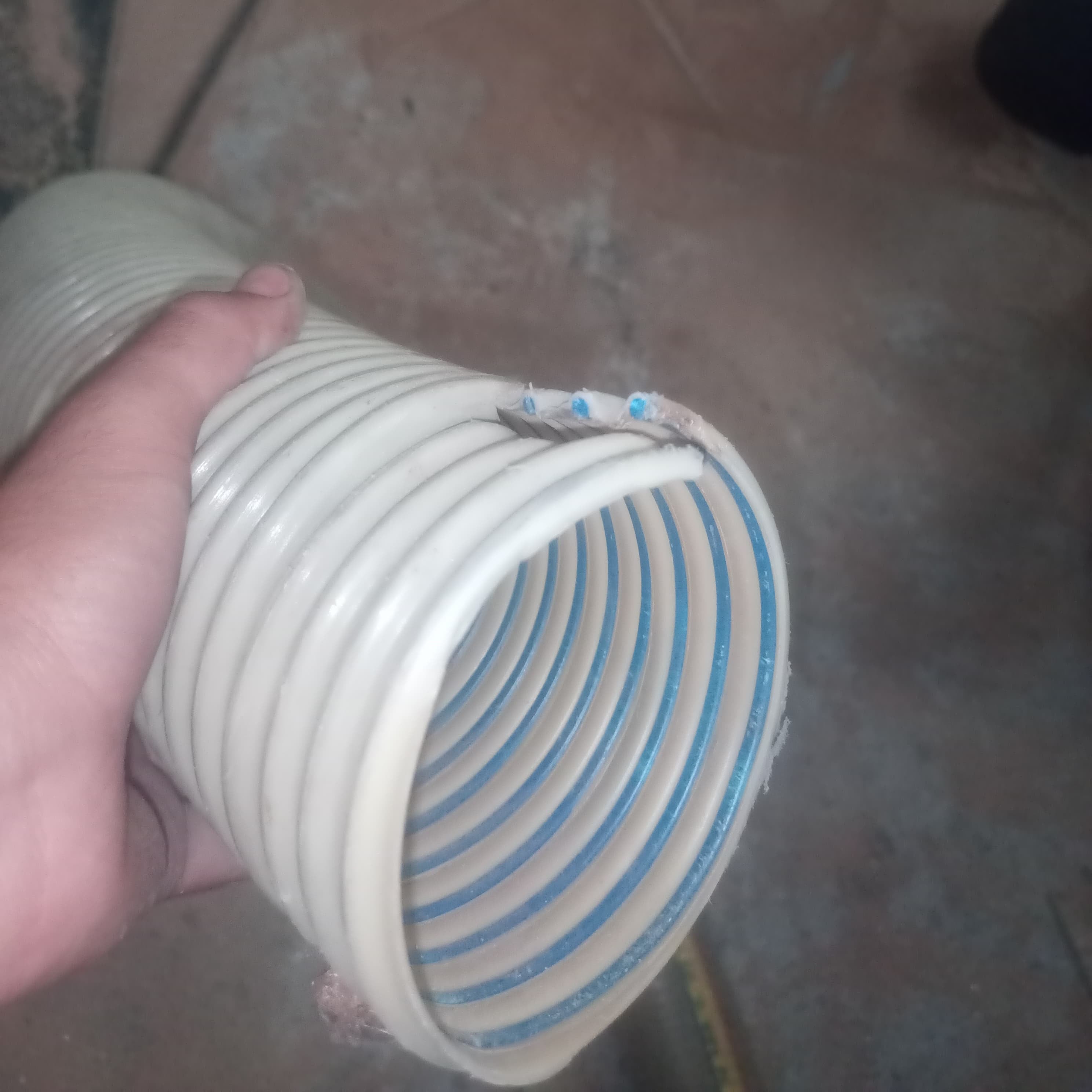 Flexible PVC ducting hoses pvc spring pipe  in Pakistan - 5 inch thumbnail 2
