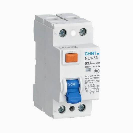 CHINT NL1-63 Residual Current Circuit Breakers (RCCB) in Pakistan - 2 Pole / 30mA / 40A thumbnail 2