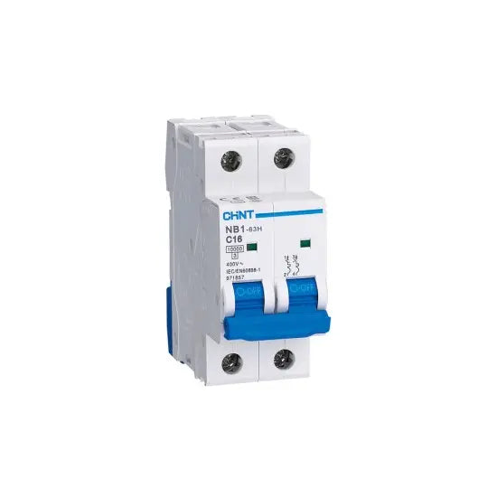 CHINT NB1-63DC 2 POLE Miniature Circuit Breaker in Pakistan - 2 Amp