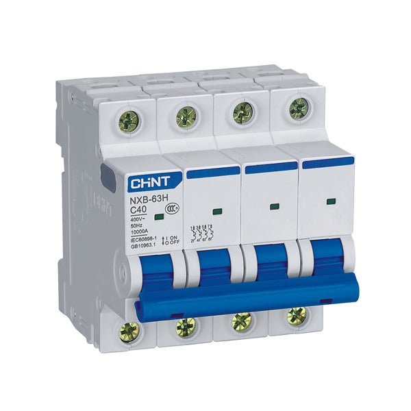 CHINT NXB-63H 4 POLE Miniature Circuit Breaker in Pakistan - 25 Amp
