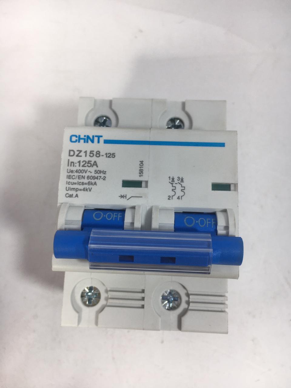 CHINT DZ158-125 High Current Double Circuit Breaker in Pakistan - 125 Amp