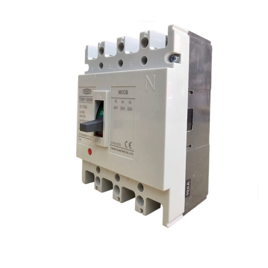 TOMZN TOM7-125/4300 MCCB 100A 4 Pole Circut Breaker in Pakistan - 200A thumbnail 4