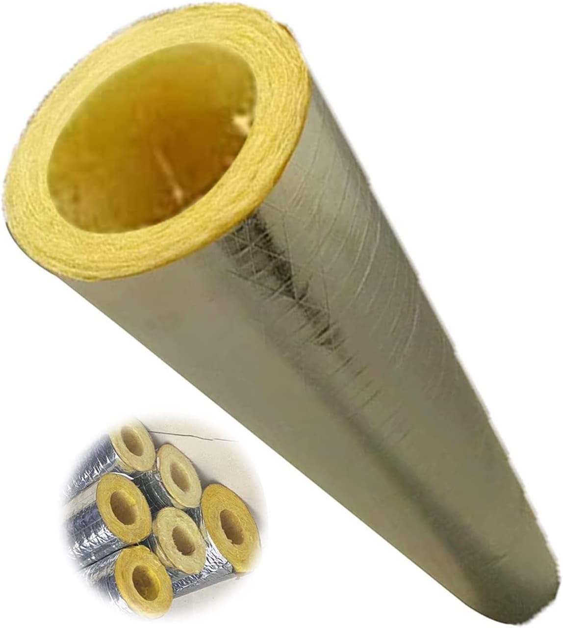 Glass Wool Thermal Insulation Tube Shell 1 inch thicknes  in Pakistan - 2.5" thumbnail 4