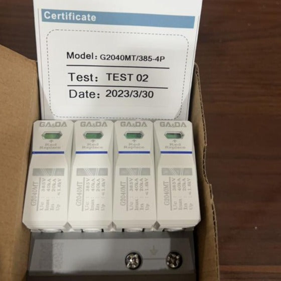 GA&DA G2040MT/385-4P, 280-4P Surge Protective Device SPD  in Pakistan - 2P DC