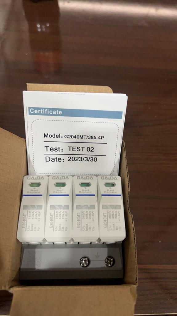 GA & DA G2040PV/1000-2P Surge Protective Device in Pakistan - 4P AC SPD 40K thumbnail 7