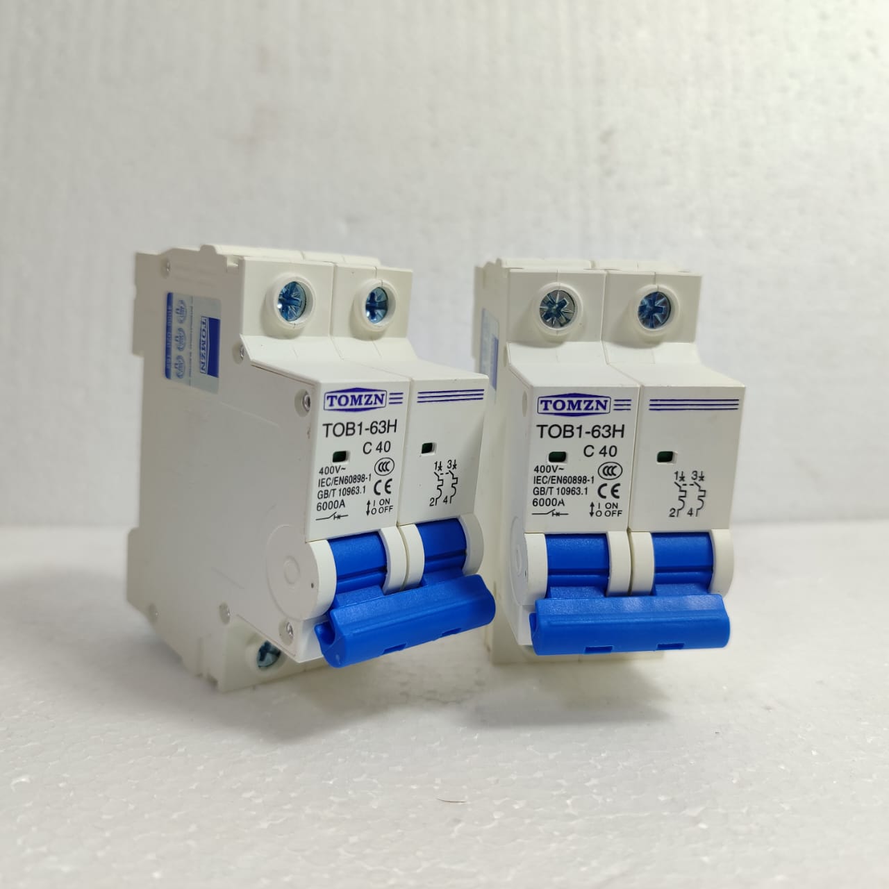 TOMZN TOB1-63H4P 2P C Type AC Mini Circuit Breaker in Pakistan - 63A thumbnail 5