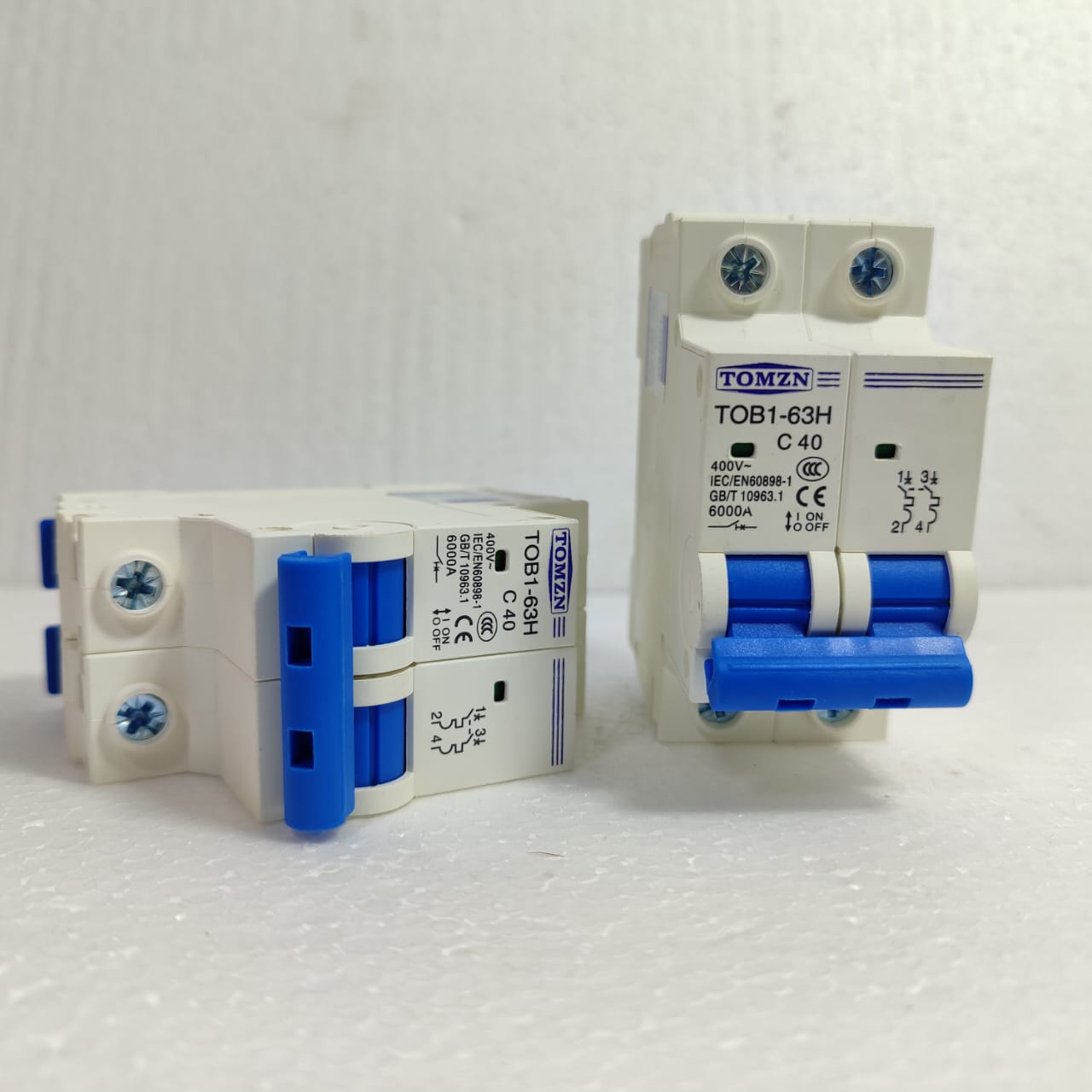 TOMZN TOB1-63H4P 2P C Type AC Mini Circuit Breaker in Pakistan - 63A thumbnail 7