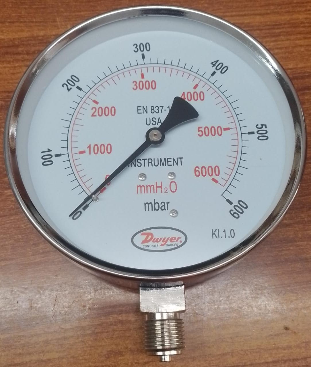 Industrial Air pressure  Guage 600mbar in Pakistan - 6inch