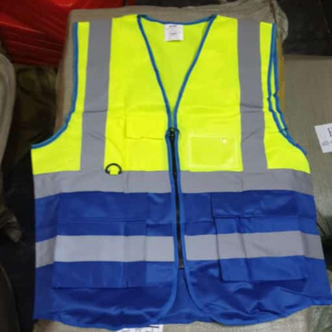 Safety Vest Jacket with Reflective Strips in Pakistan - Green