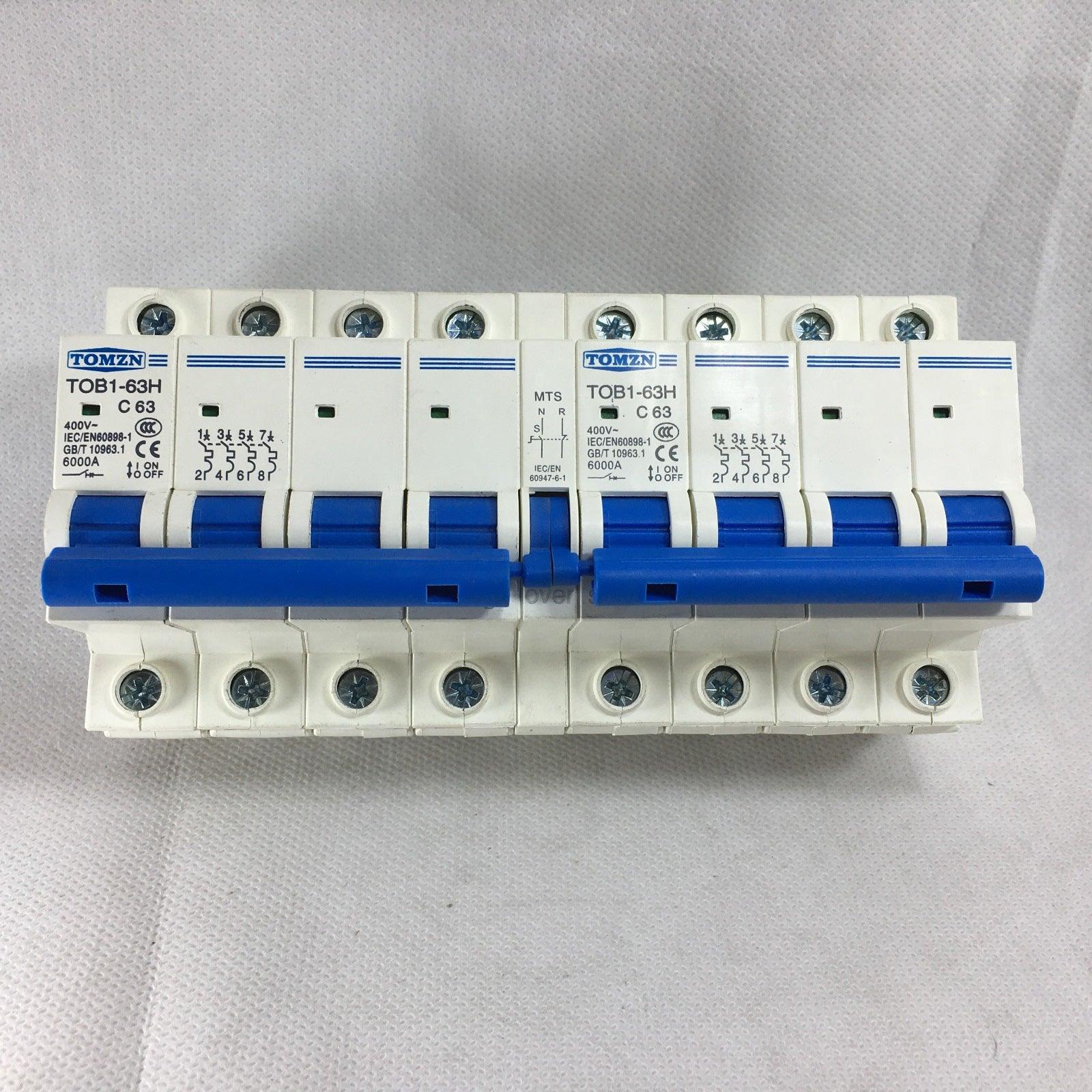 TOMZN 4 pole Change Over Switch MTS Manual transfer switch in Pakistan