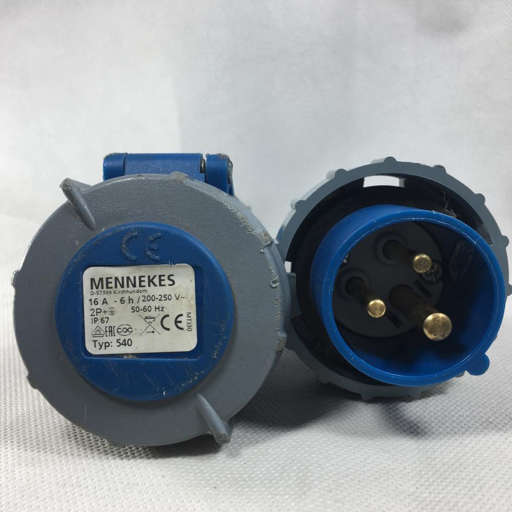 MENNEKES TYP 540 Screw Terminals Single Body 16A 3pin industrial socket in Pakistan