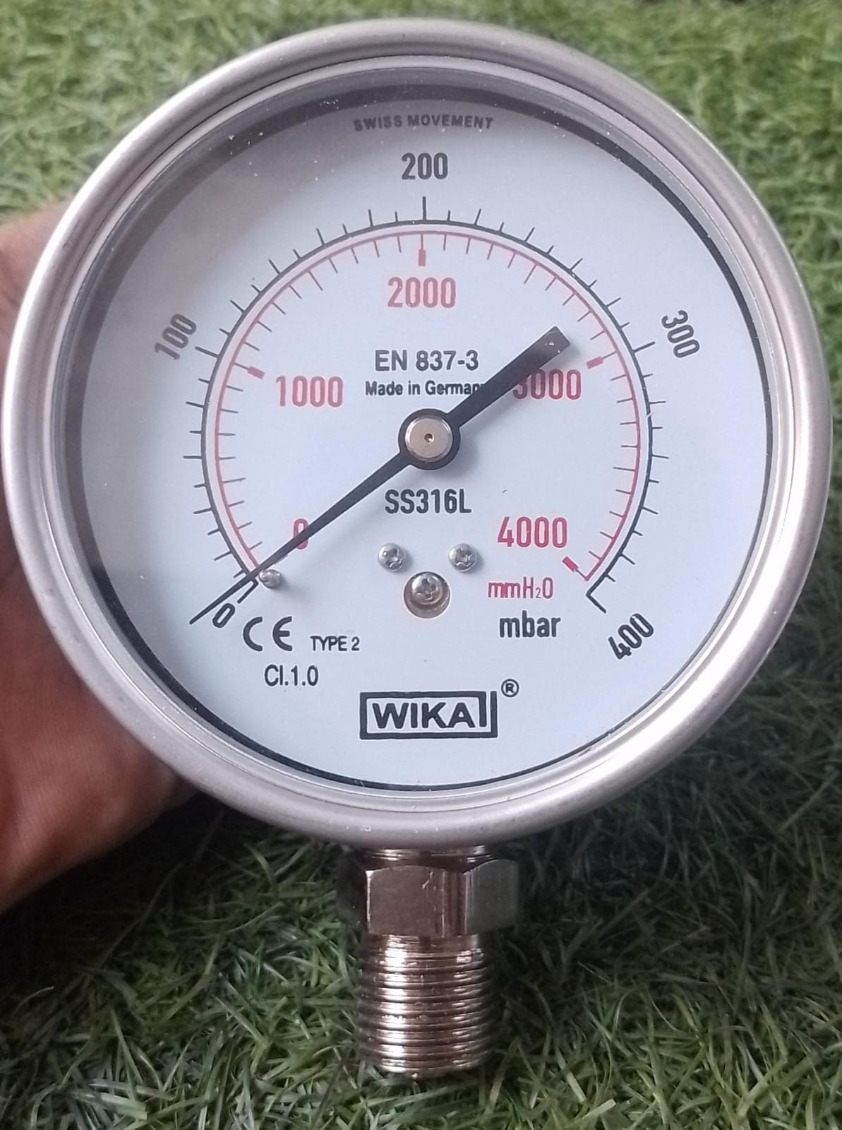 Standard Pressure Gauge  4 inch  in Pakistan - -1BAR TO 10BAR thumbnail 5