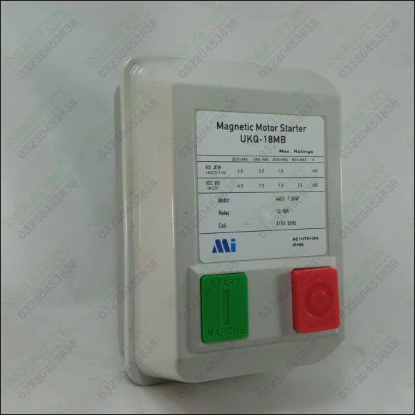 UKQ-18MB MI DOL Magnetic Motor Starter in Pakistan - 2.5 – 4A (1.5kw) thumbnail 2