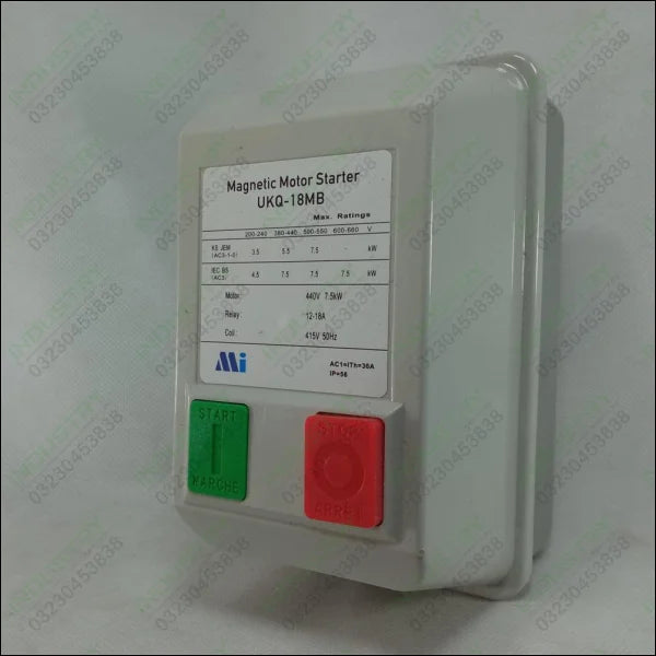 UKQ-18MB MI DOL Magnetic Motor Starter in Pakistan - 28-40A (18.5kw) thumbnail 3