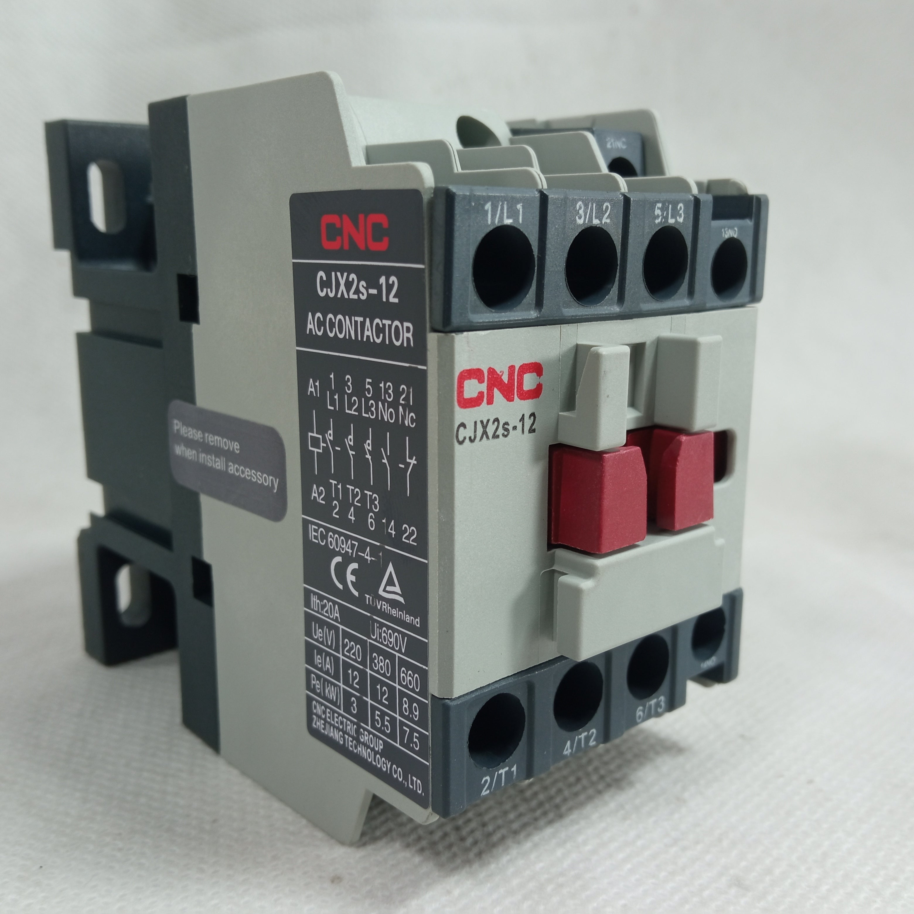 CNC CJX2-S 12-95A AC Magnetic Contactors in Pakistan - 80A thumbnail 4