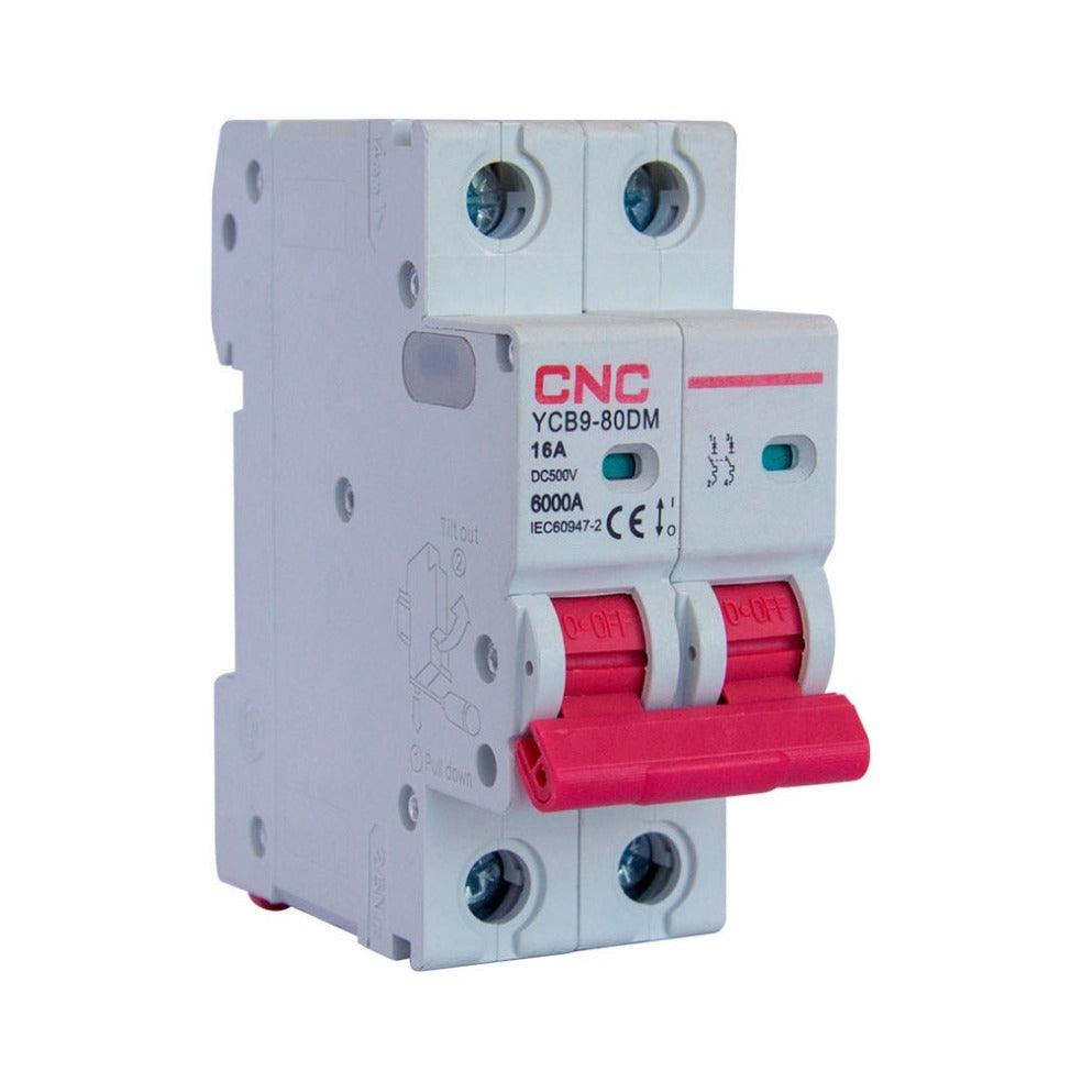 CNC DC Miniature Circuit Breakers YCB9-80DM in Pakistan - 4 Pole 1000V DC / 16A thumbnail 2