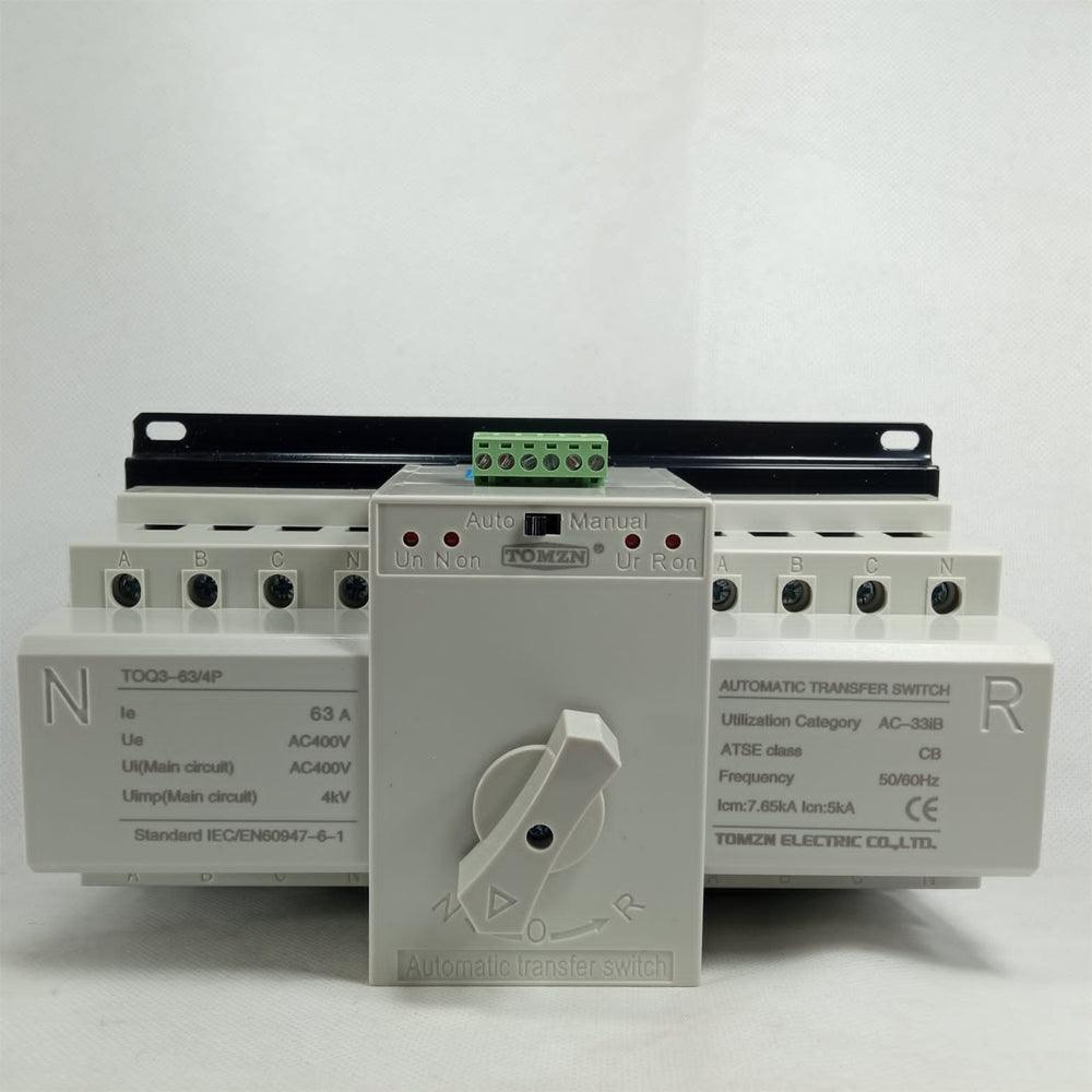 Tomzn TOQ3-63/4P 63A 4P 3-Phase Automatic Transfer Switch (ATS) in Pakistan - 100A thumbnail 3