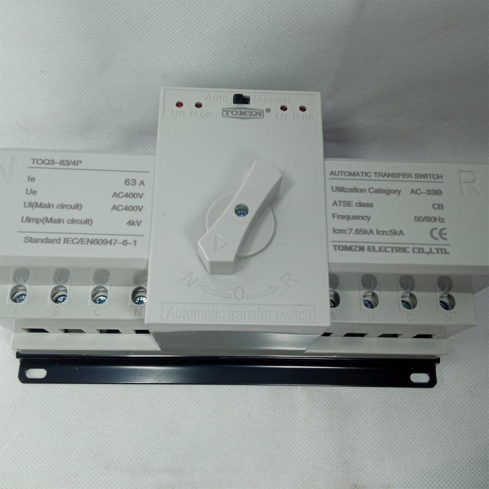 Tomzn TOQ3-63/4P 63A 4P 3-Phase Automatic Transfer Switch (ATS) in Pakistan - 125A thumbnail 6