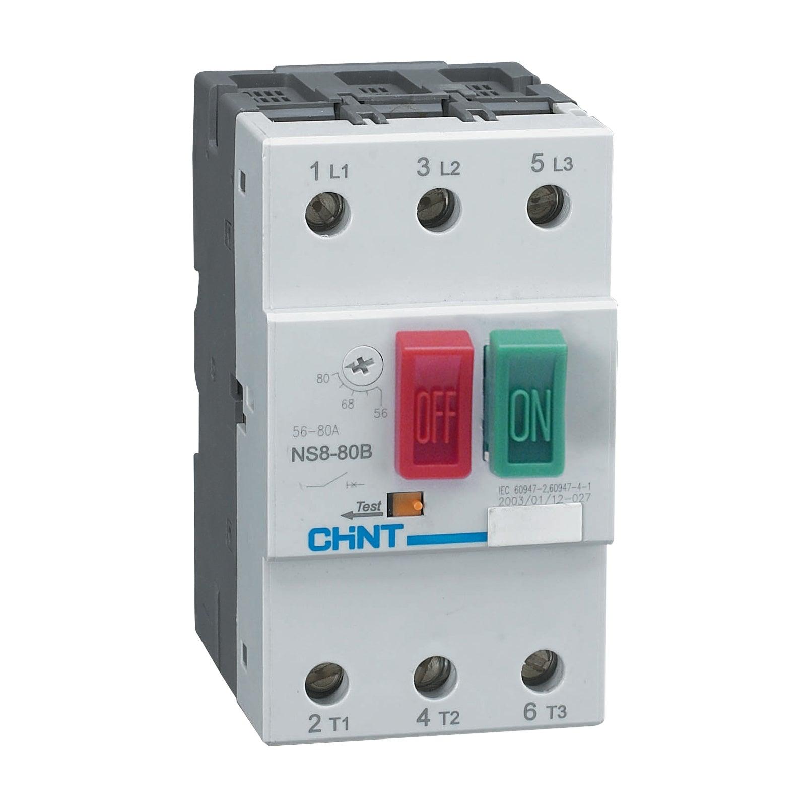 Chint Three Phase Circuit Breaker NS2-80  in Pakistan - 40-63