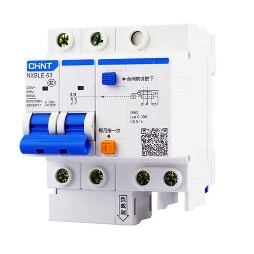 CHINT RCBO  NXBLE-63 2 Pole Residual Current Circuit Breaker in Pakistan - 2P / 32A