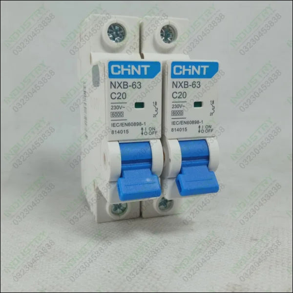 CHINT NXB-63C 1-Pole 6kA Miniature Circuit Breaker (MCB) in Pakistan - 4A