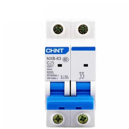 CHINT MCB NXB-63C 2 POLE 6 KA CIRCUIT BREAKER in Pakistan - 50A