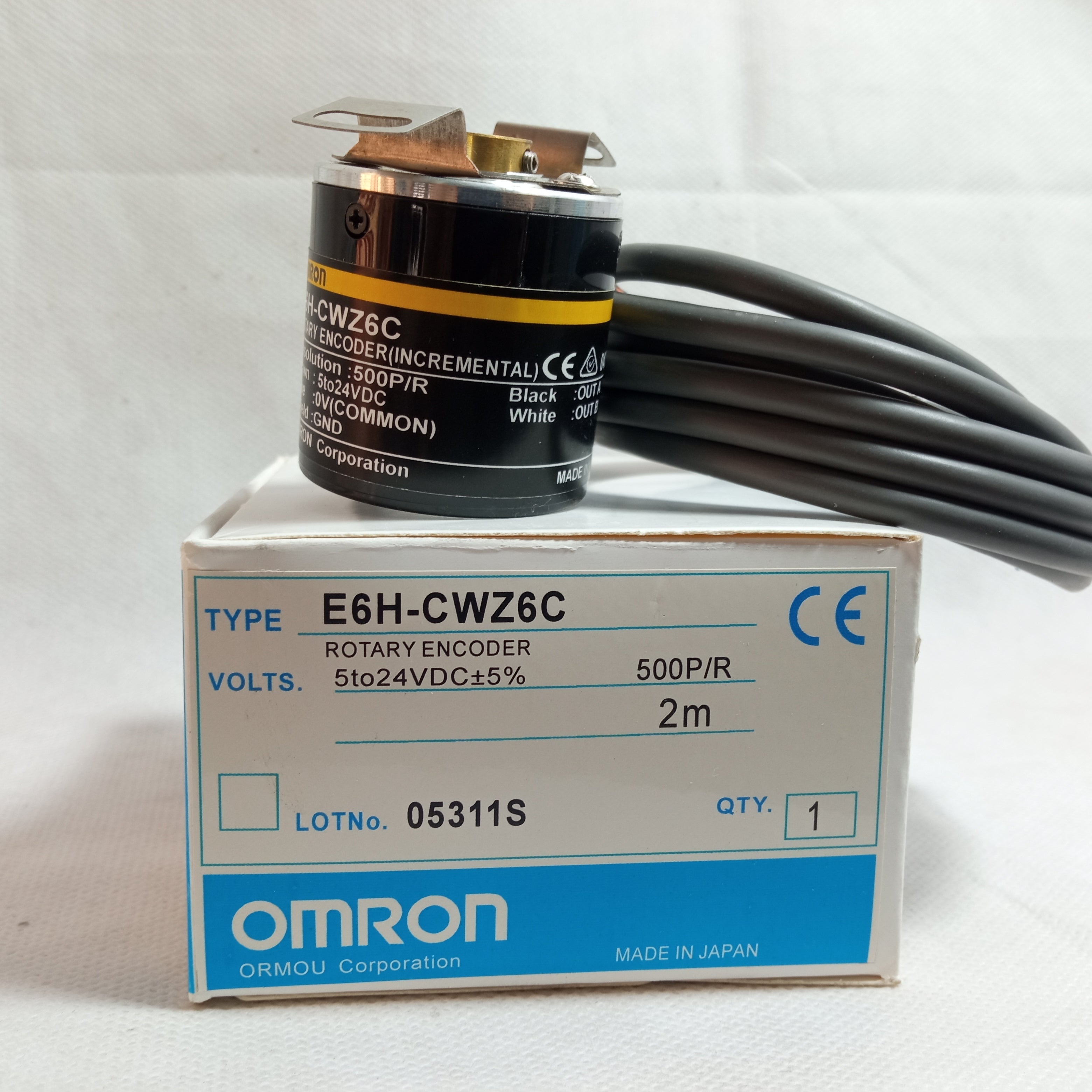 1024PPR Omron E6H-CWZ6C Rotary Encoder 5 24VDC in Pakistan - 100PPR thumbnail 8