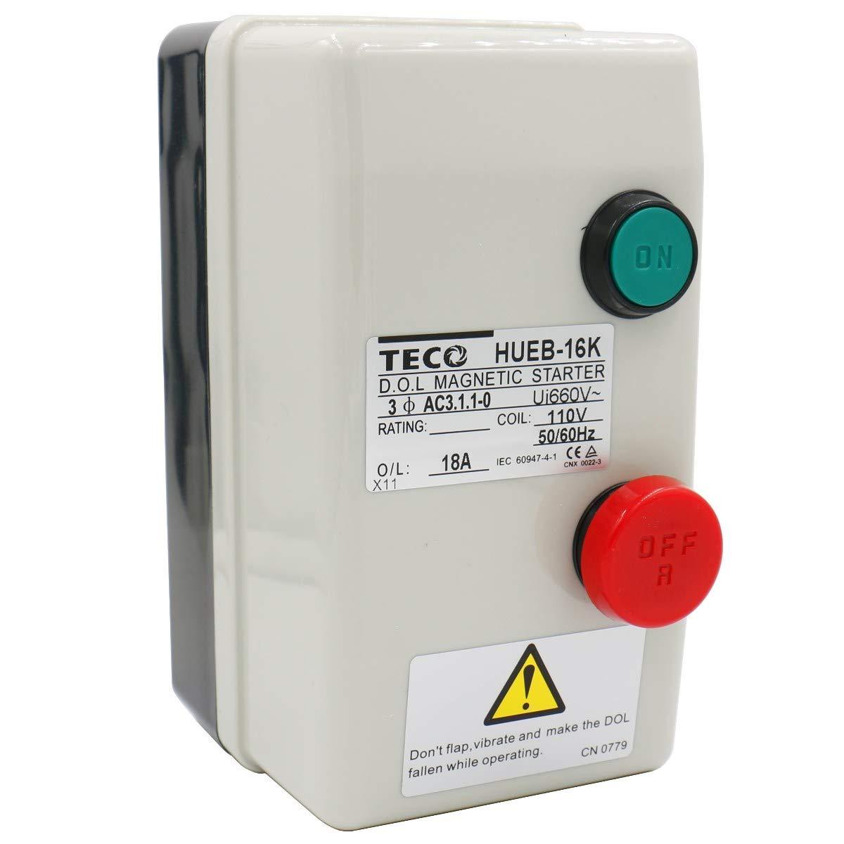 Teco Magnetic Starter On Off Switch Enclosed 3 Pole DOL stater in Pakistan - 15
