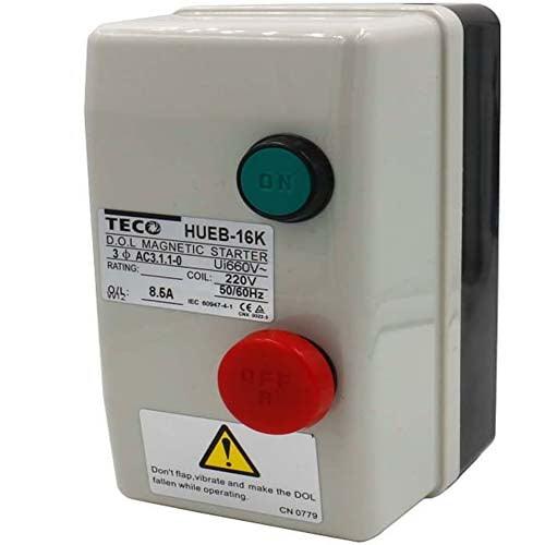 Teco Magnetic Starter  On Off Switch Enclosed 3 Pole DOL stater in Pakistan - 20 thumbnail 2