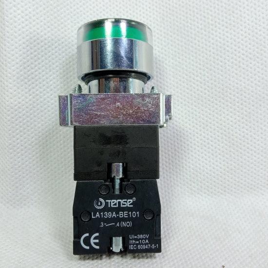 Push Button LA1391-BE101 With Light 22mm in Pakistan - Green thumbnail 5