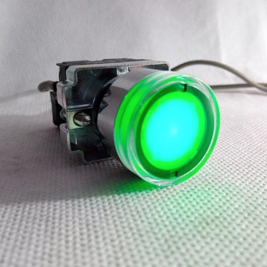 Push Button LA1391-BE101 With Light 22mm in Pakistan - Red