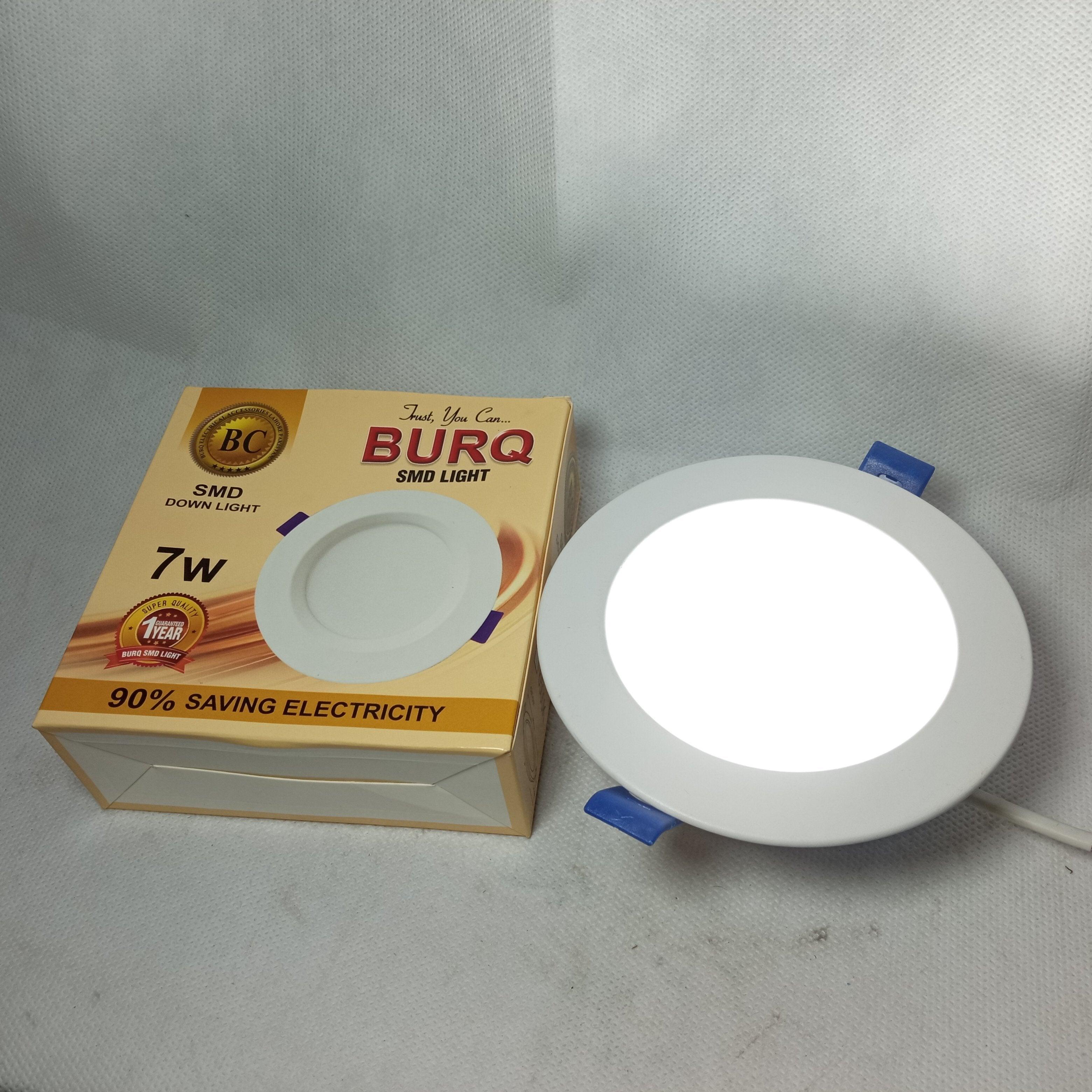 BURQ SMD Light Down Light 90% Saving Electricity in Pakistan - 7W (5 Pcs)