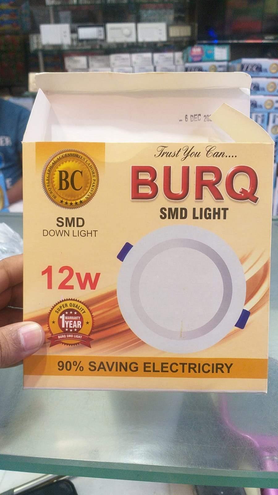 BURQ SMD Light Down Light 90% Saving Electricity in Pakistan - 12W (3 Pcs) thumbnail 7