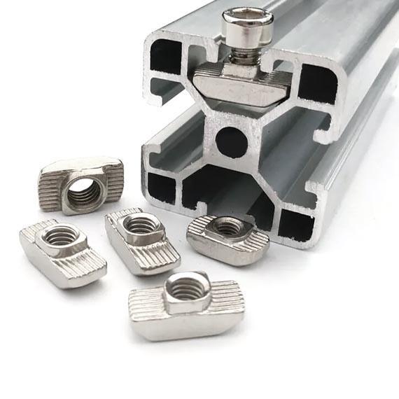 T Nuts Aluminium Extrusion Profile Parts in Pakistan 20pcs - T-NUT 40xM8 thumbnail 2