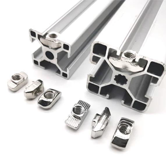 T Nuts Aluminium Extrusion Profile Parts in Pakistan 20pcs - T-NUT 40xM8 thumbnail 3