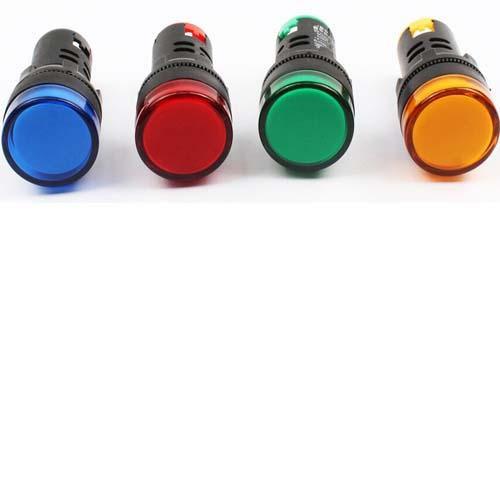 1 Piece LED Indicator Light 16mm Panel Mount in Pakistan - Yellow / 220V thumbnail 2