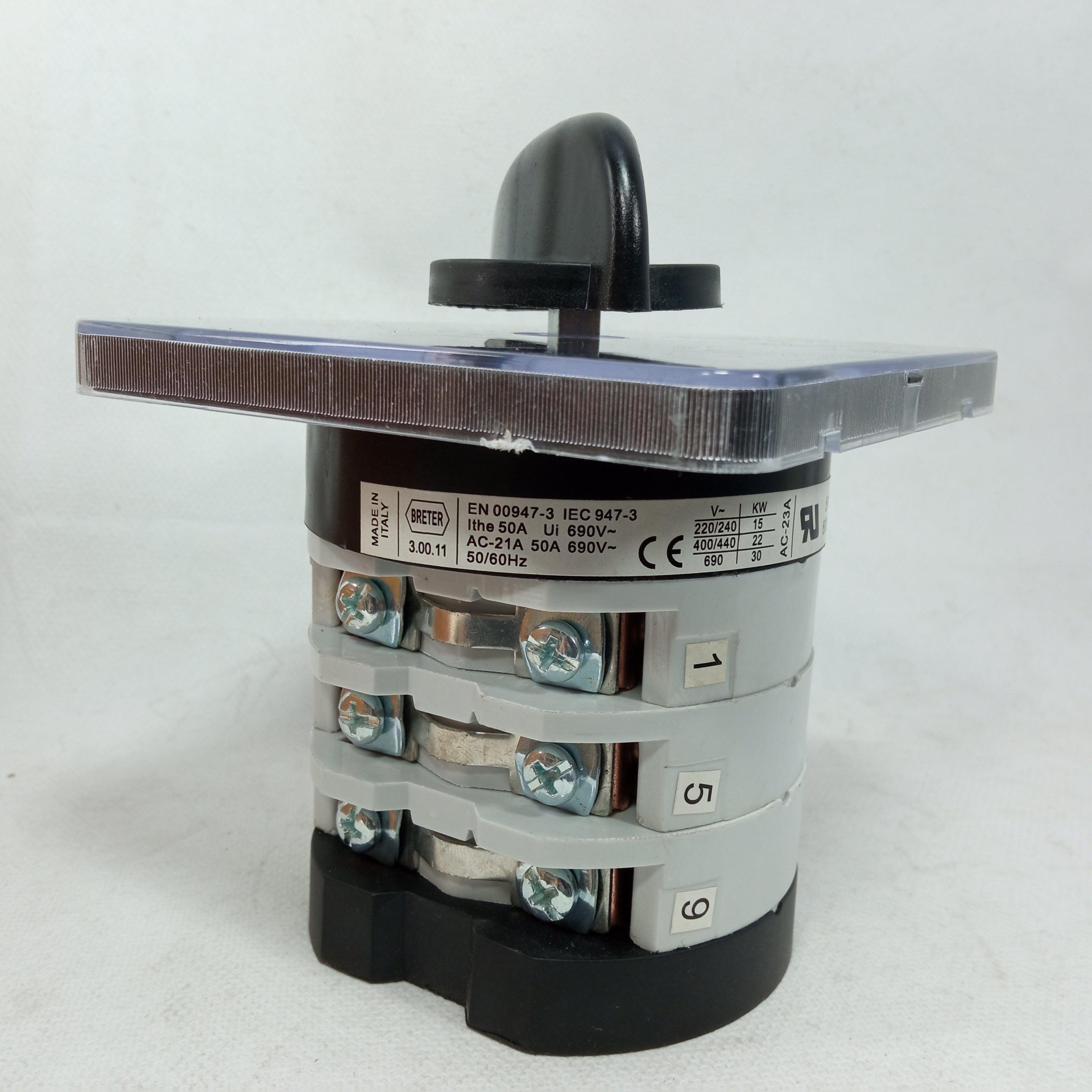 BRETER Cam Switch 1-0-2 Position Rotary Changeover Switches in Pakistan - 32A/4 thumbnail 6