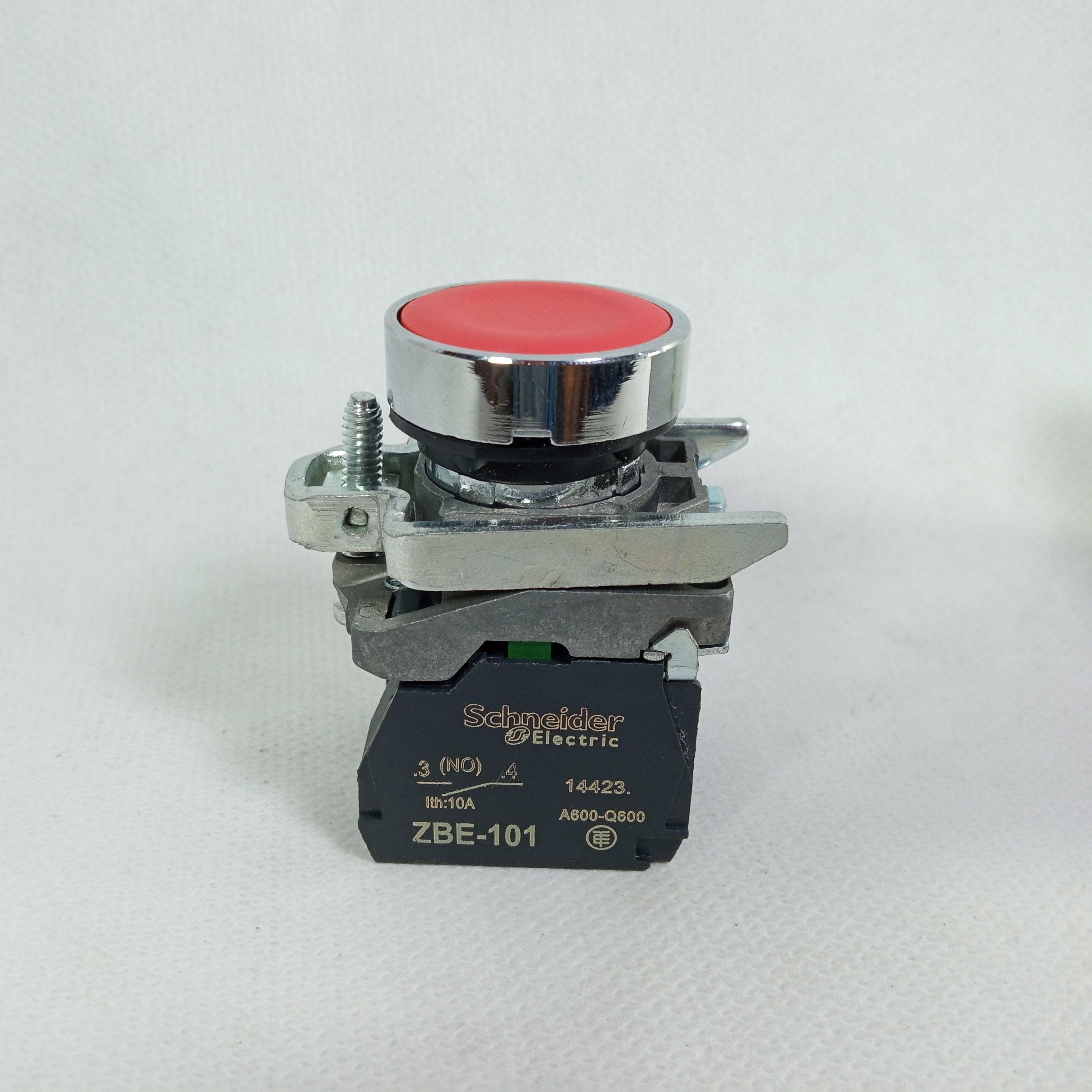 Schneider 22mm Push Button / Miniature Push Button On Off Switch in Pakistan - Red