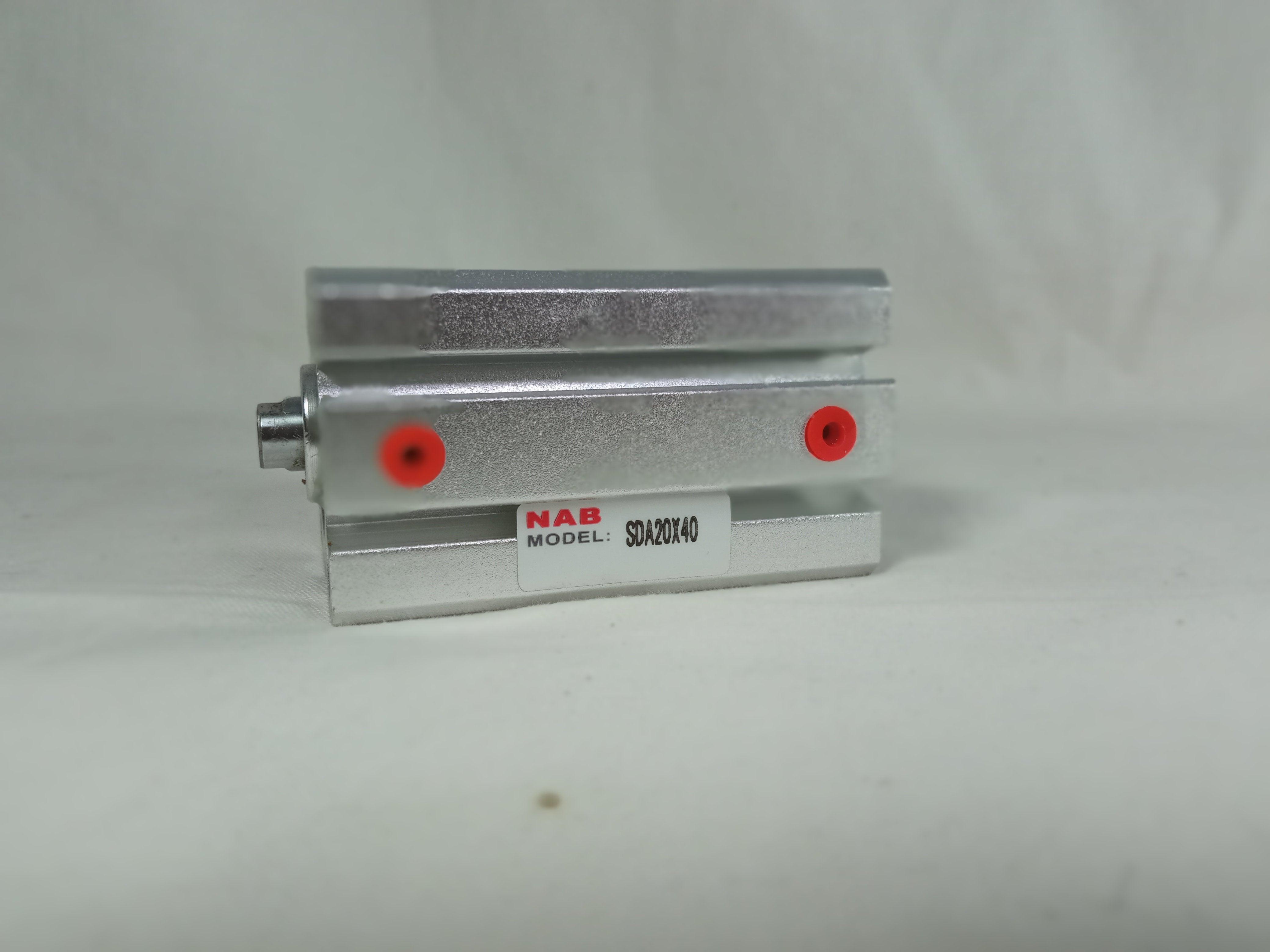 Compact Thin Air Cylinder  20mm Bore 40mm Stroke in Pakistan - SDA20x40