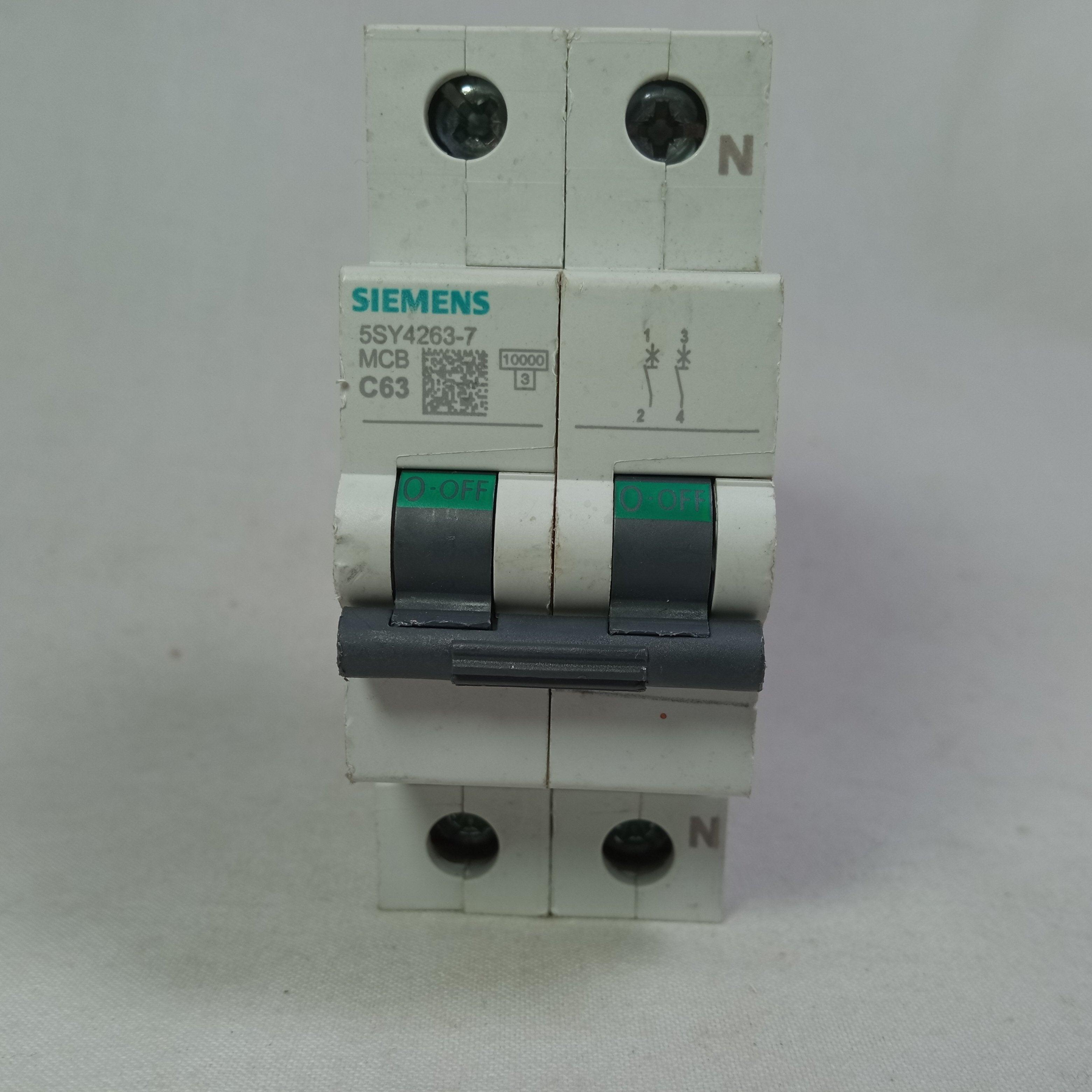 MCB AC Circuit Breaker 5SY4263-7 SEIMENS in Pakistan - 2 Poles / 16A