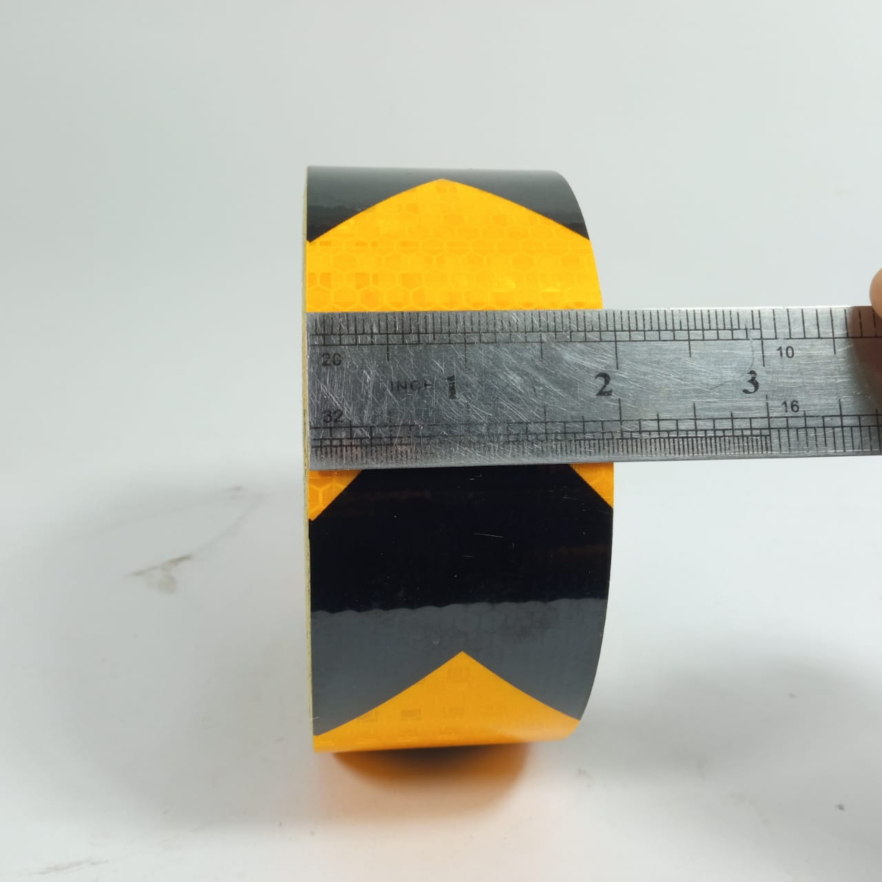 Reflector Arrow Tape China Made 50 Foot Roll in Pakistan - 2” x 50 Foot / Black & Gold thumbnail 3