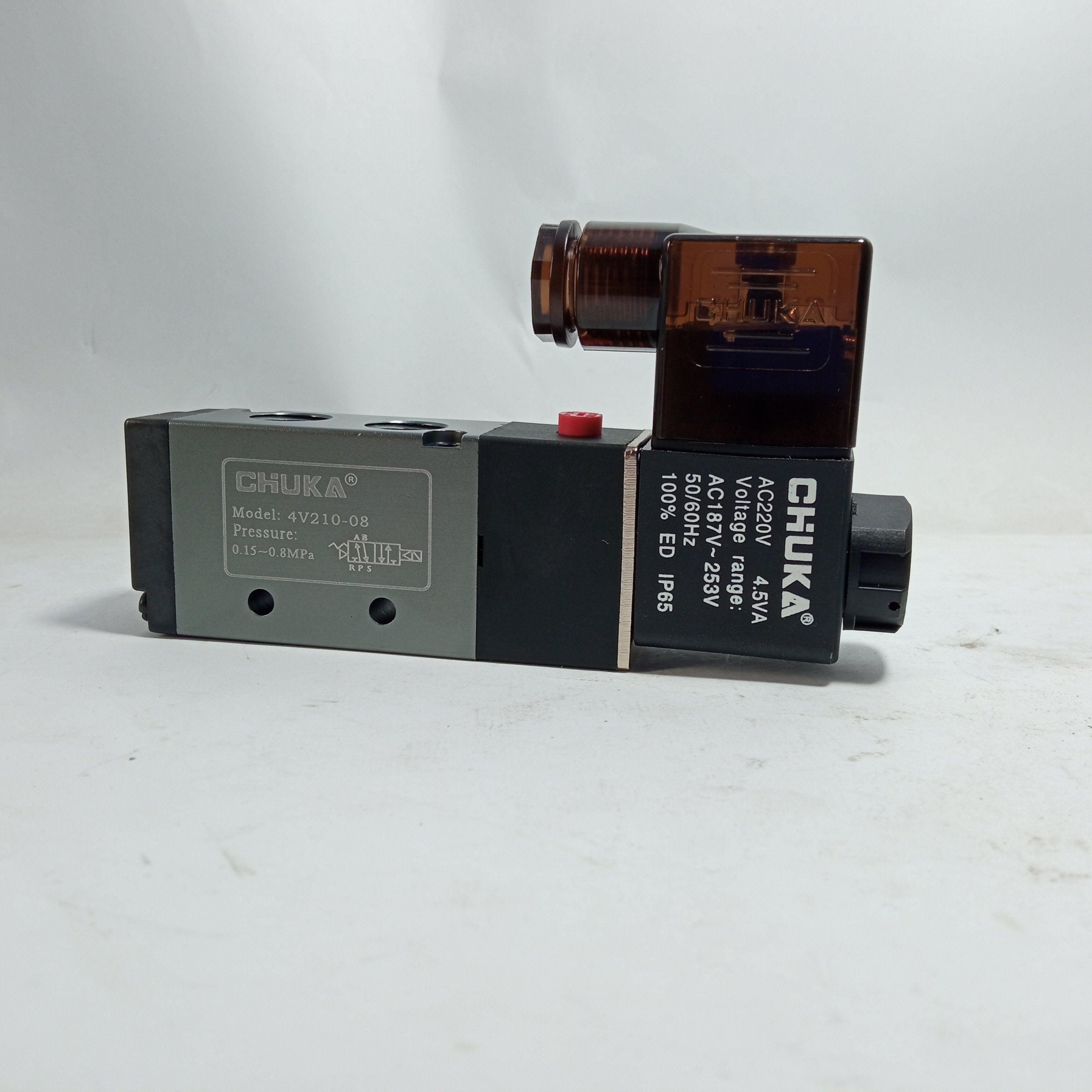 Solenoid Valve 4v210-08 4V310-10 4V410-15 two Way Valve (Chuka) - 4V310-10