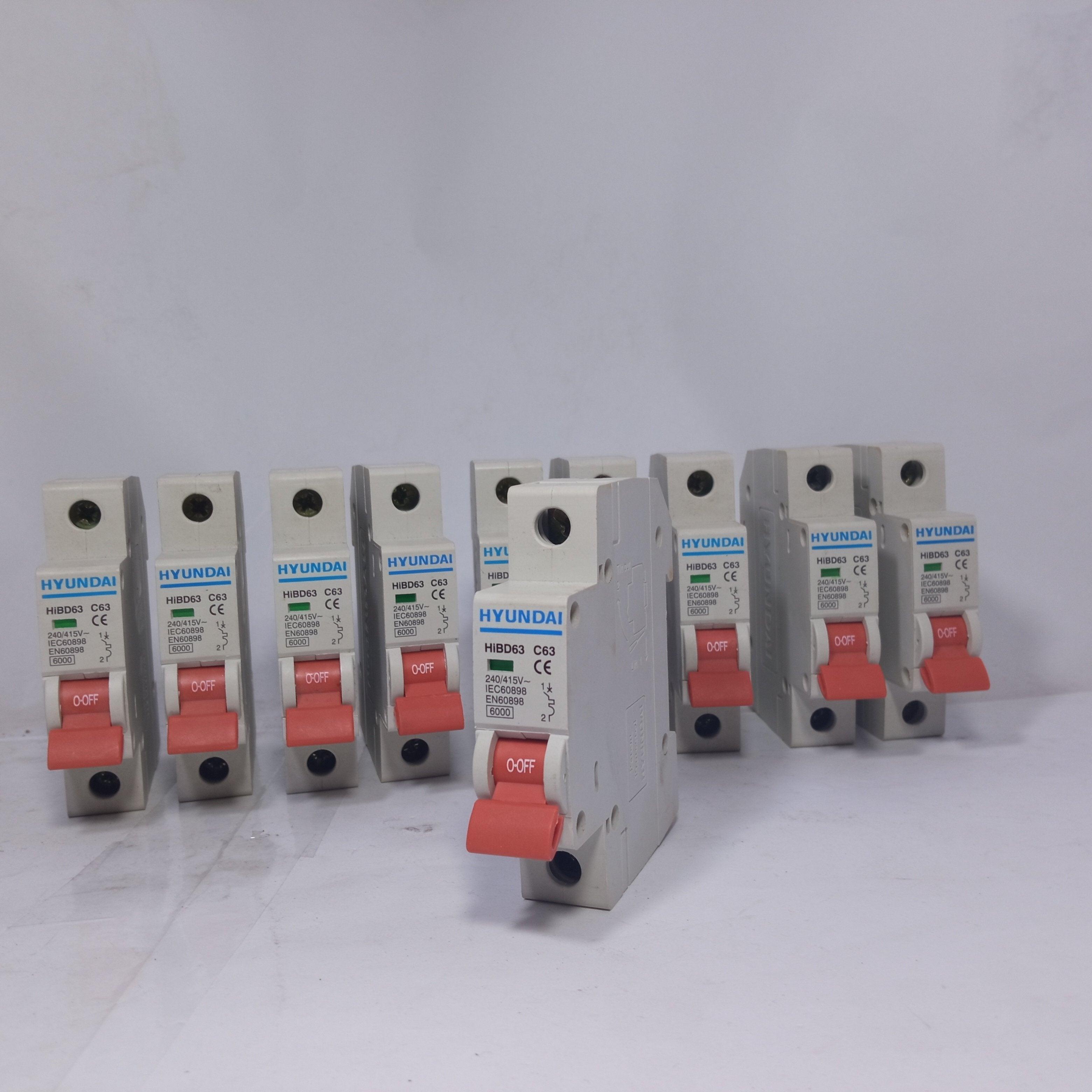HYUNDAI Miniature Circuit Breaker EN60898 HIBD63 in Pakistan - 6A thumbnail 4
